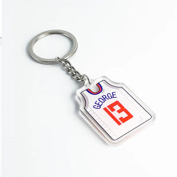 Basketball Jersey 'Paul George 13' Keyring Acrylic Keychain