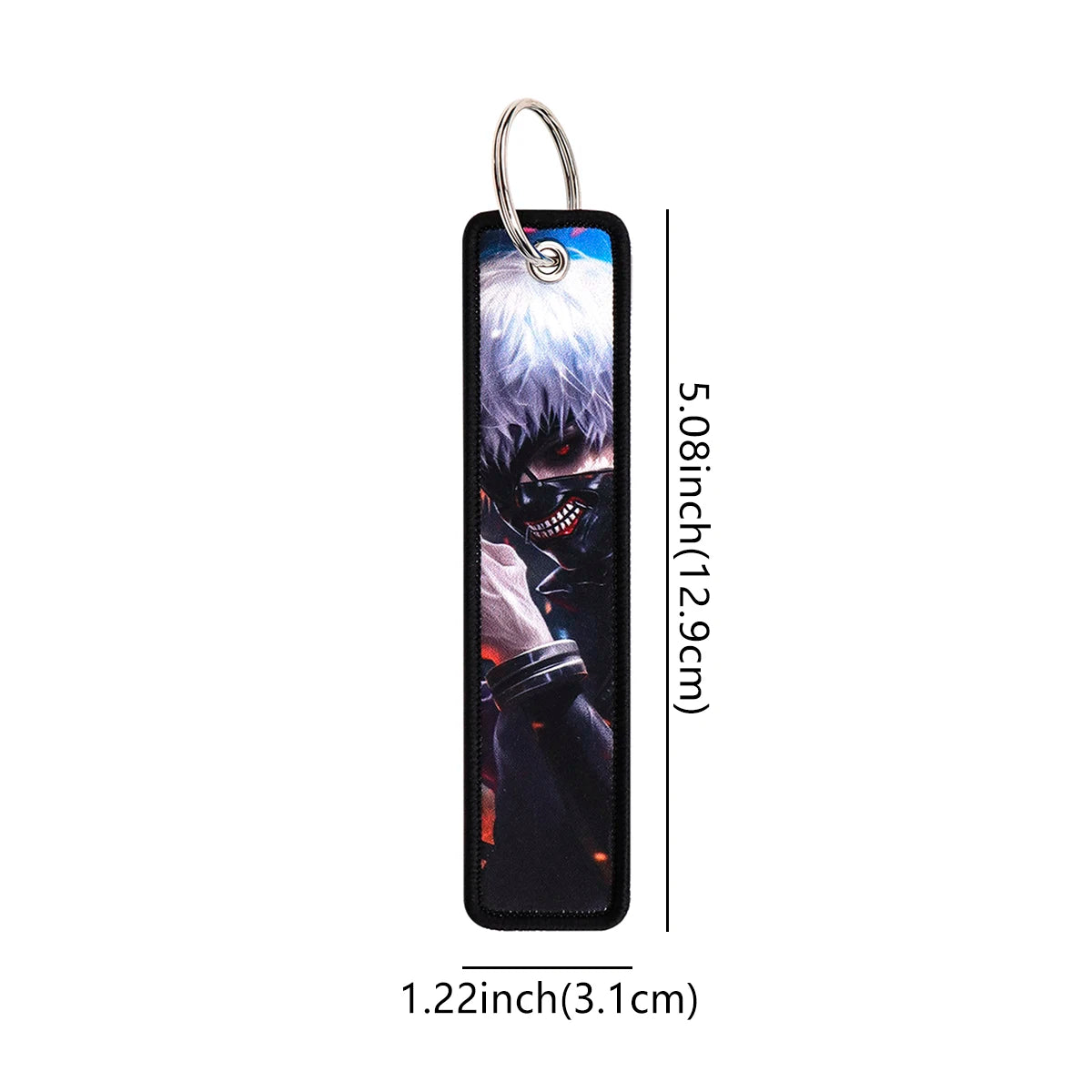 Bleach 'Ichigo' Embroidered Keyring Keychain