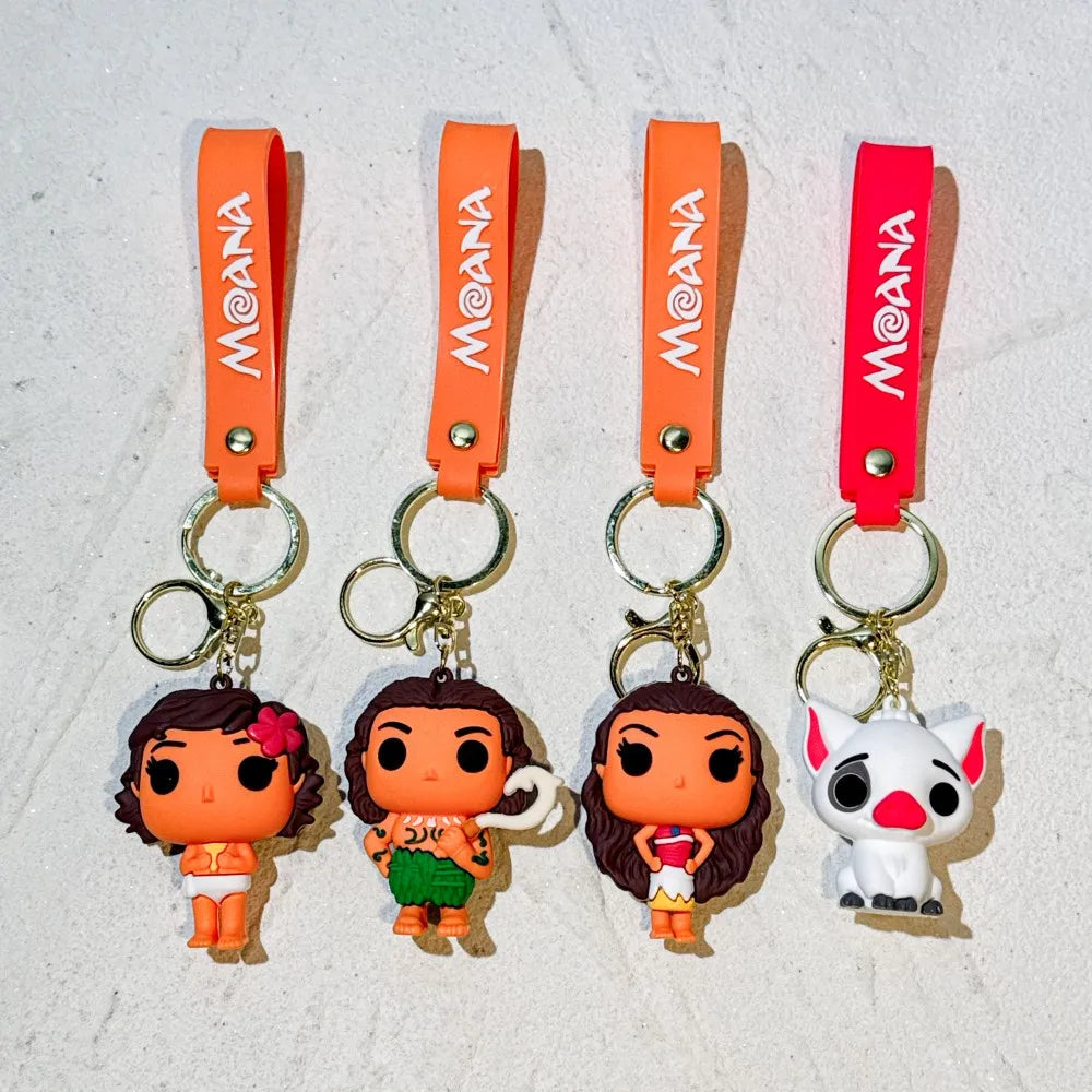 Moana ’Pua Chibi' Silicone Keyring Keychain