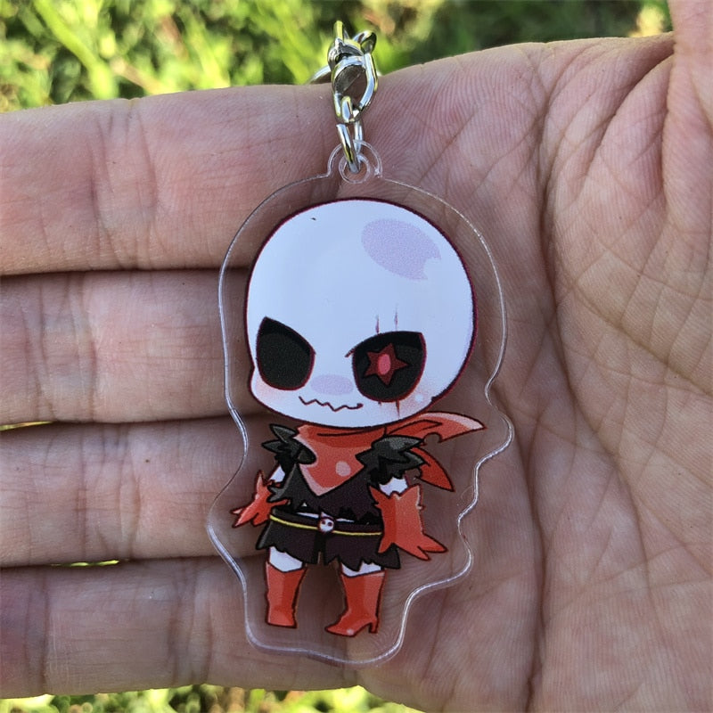 Undertale 'Swapfell | Red' Keyring Acrylic Keychain