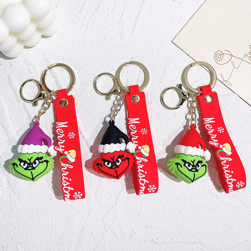 How the Grinch Stole Christmas 'Red Hat' Keyring PVC Keychain