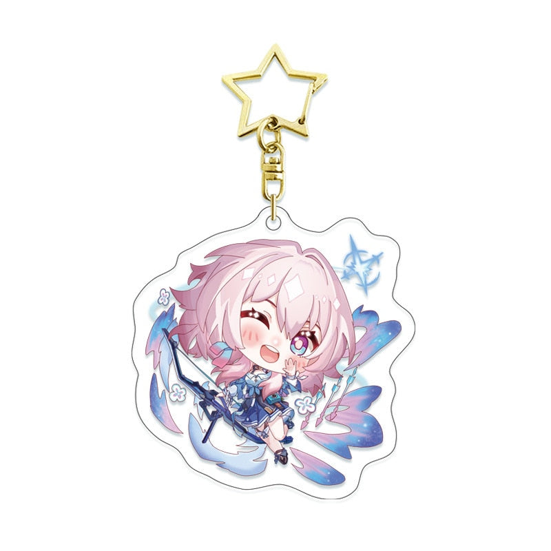 Honkai Star Rail 'March 7th' Acrylic Keychain