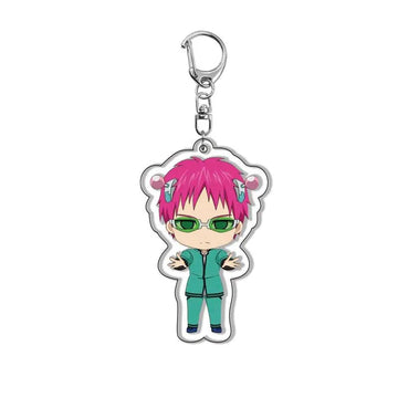 The Disastrous Life of Saiki K. 'Kusuo Saiki' Keyring Plastic Keychain