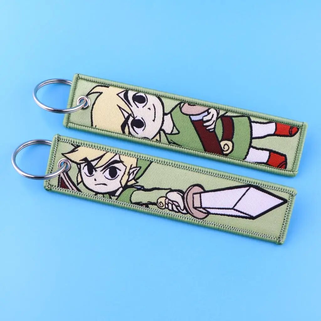 The Legend of Zelda Embroidered Keychain