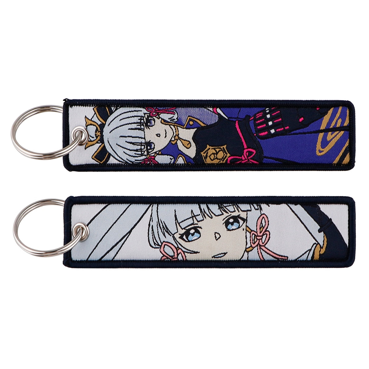 Genshin Impact 'Ayaka' Embroidered Keychain