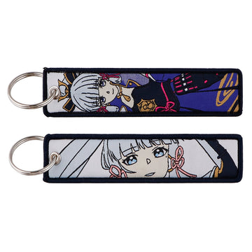 Genshin Impact 'Ayaka' Embroidered Keychain