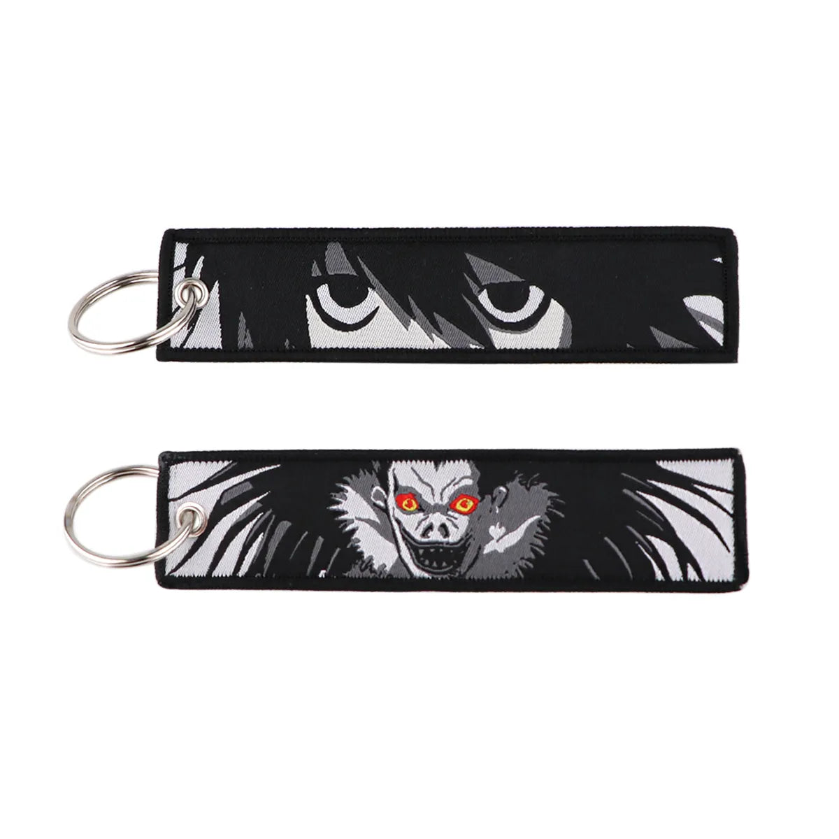 Death Note 'L x Ryuk' Embroidered Keychain