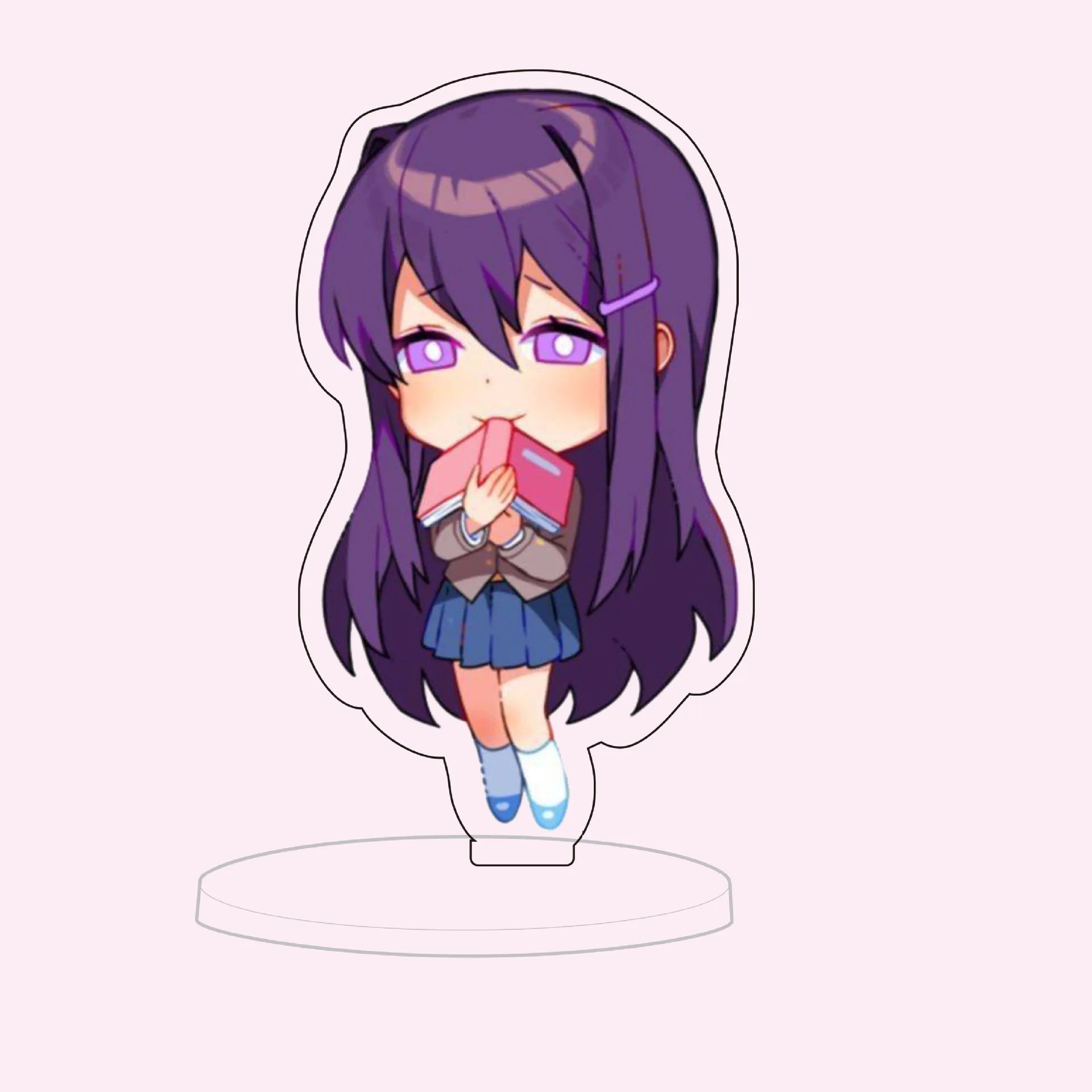 Doki Doki Literature Club! 'Yuri' Keyring Plastic Keychain
