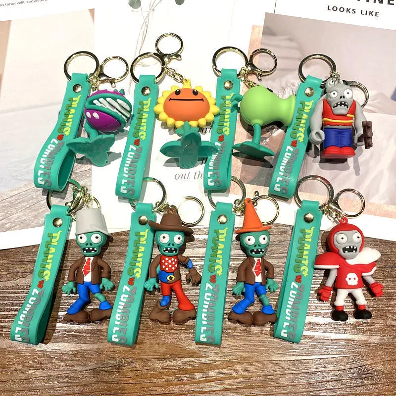 Plants vs. Zombies 'Cone Zombie' Silicone Keyring Keychain
