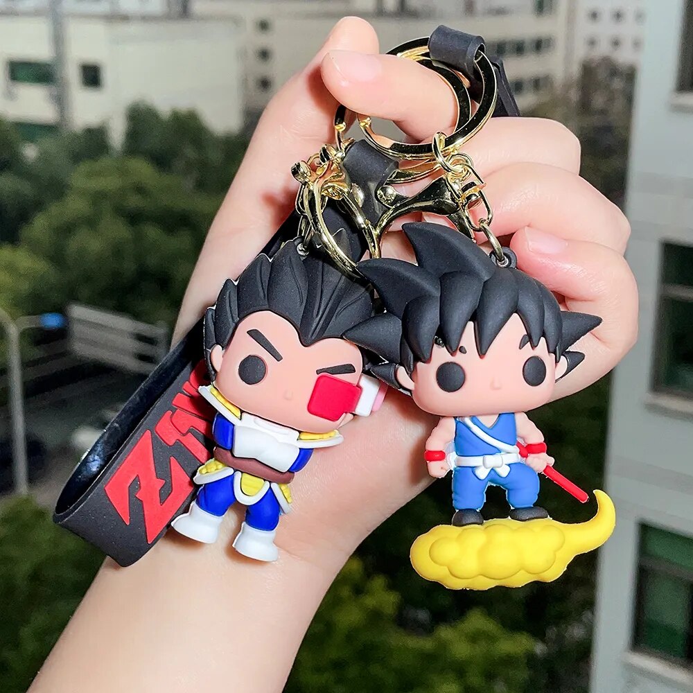 Dragon Ball Z 'Vegeta' Keyring Silicone Keychain