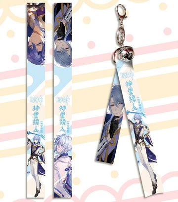 Genshin Impact 'Ayato Kamisato' Streamer Clip Keychain