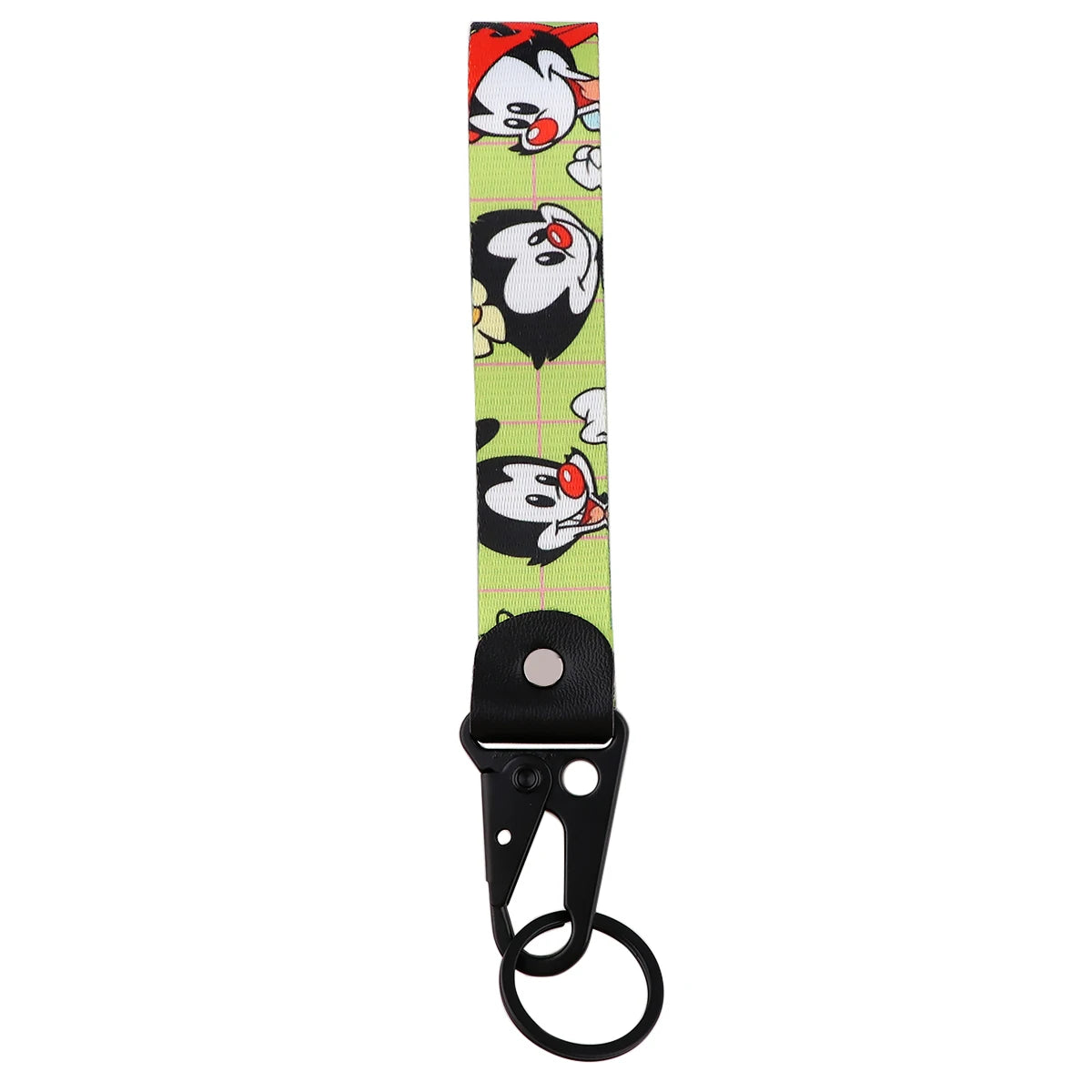 Animaniacs 'Yakko x Dot x Wakko' Wrist Lanyard Keychain with Keyring Clip