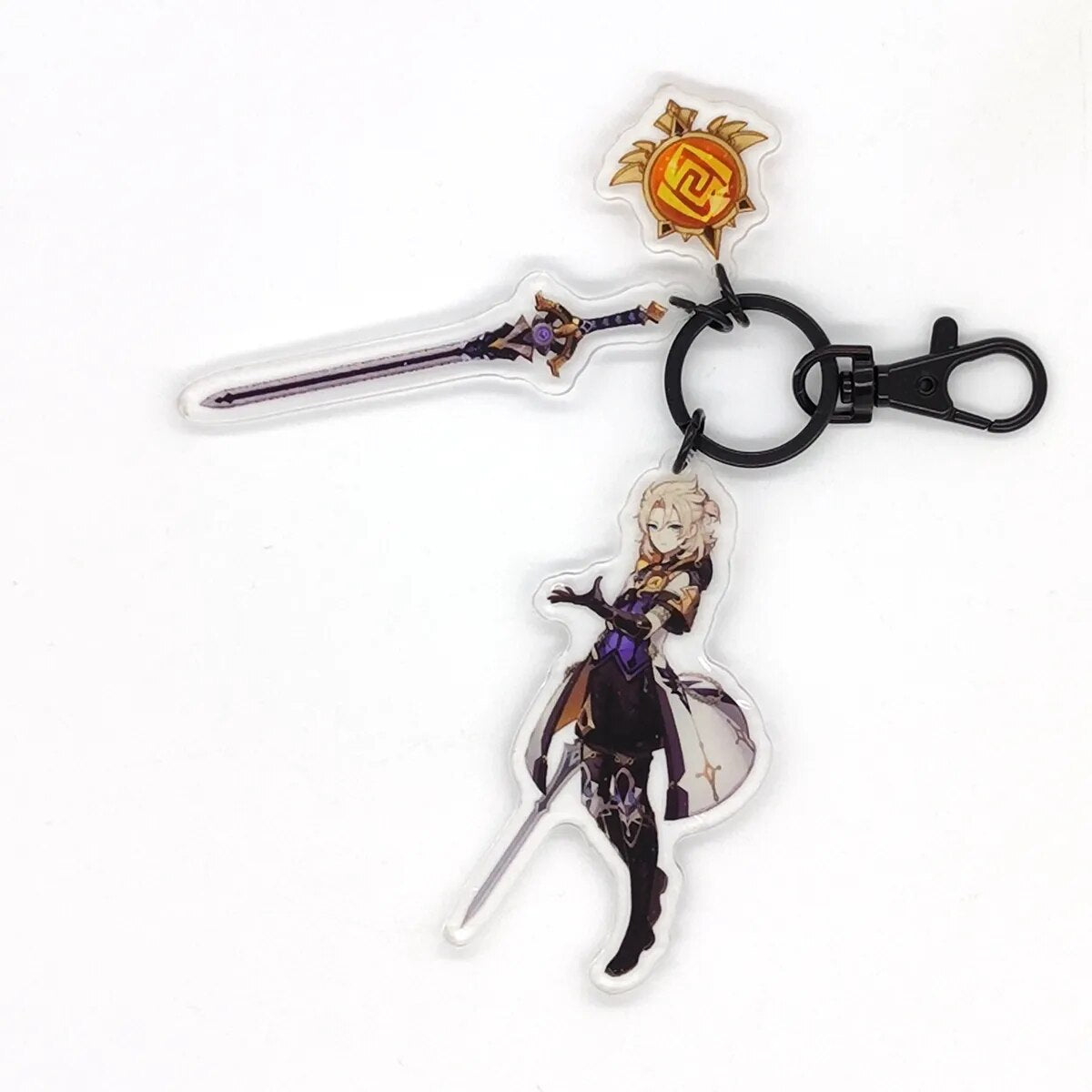 Genshin Impact Eye of God Weapon 'Albedo' Keyring Acrylic Keychain