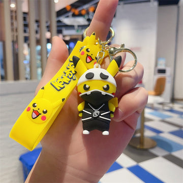Pokemon 'Pikachu Ninja' Keyring PVC Keychain