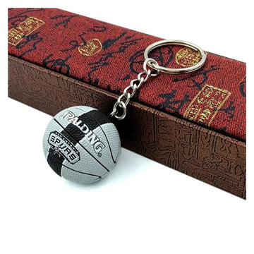 Basketball 'Spalding | San Antonio Spurs' Keyring Rubber Keychain
