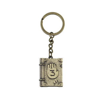 Gravity Falls 'Journal 3' Keyring Metal Keychain
