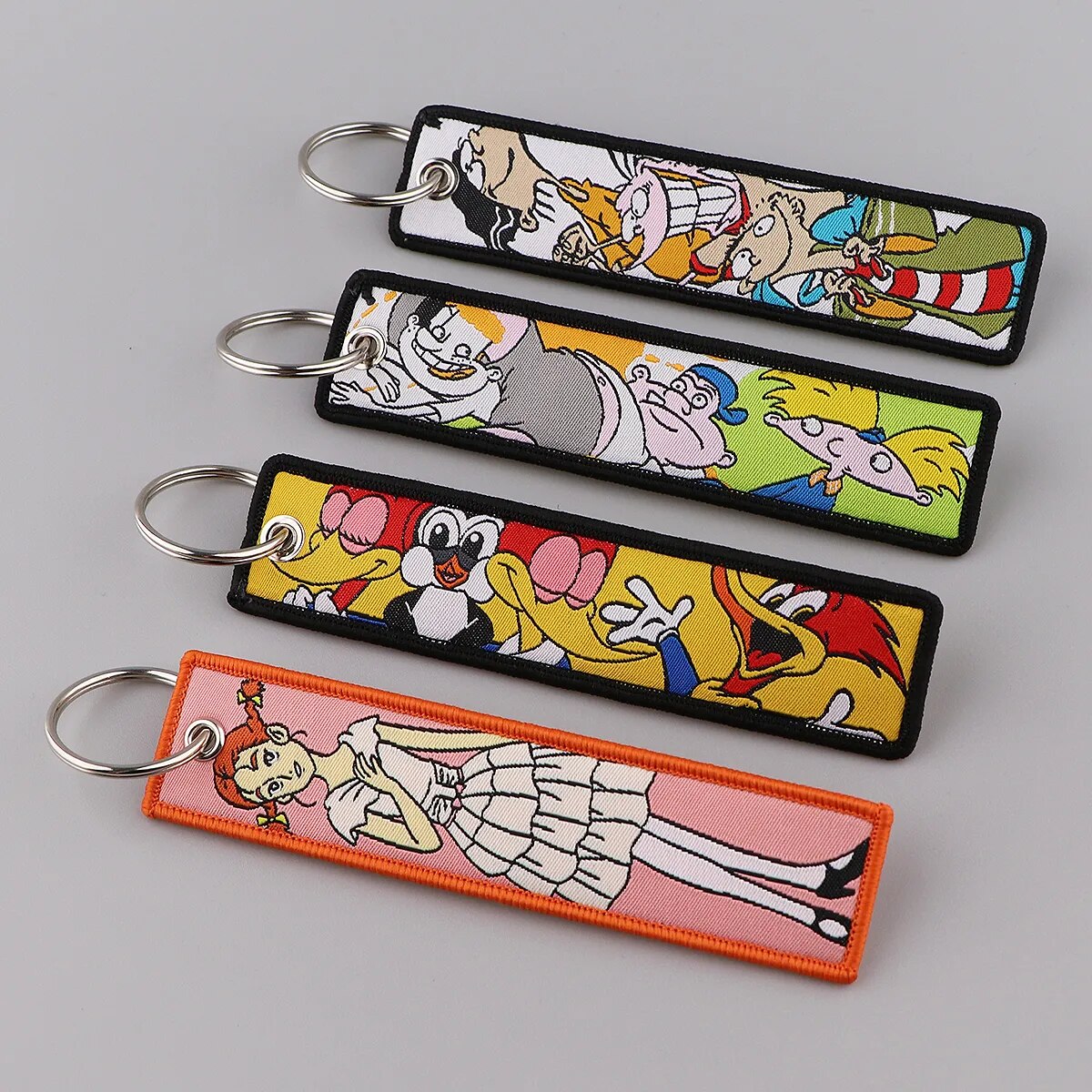 Hey Arnold! Embroidered Keychain