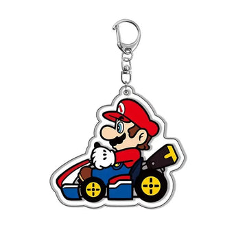Super Mario Bros Mario Kart Acrylic Keyring Keychain