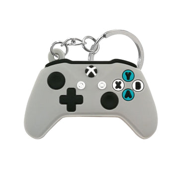 Controller PVC 'Gray & White' Keyring Rubber Keychain