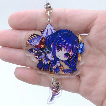 Genshin Impact 'Raiden Shogun' Keyring Acrylic Keychain