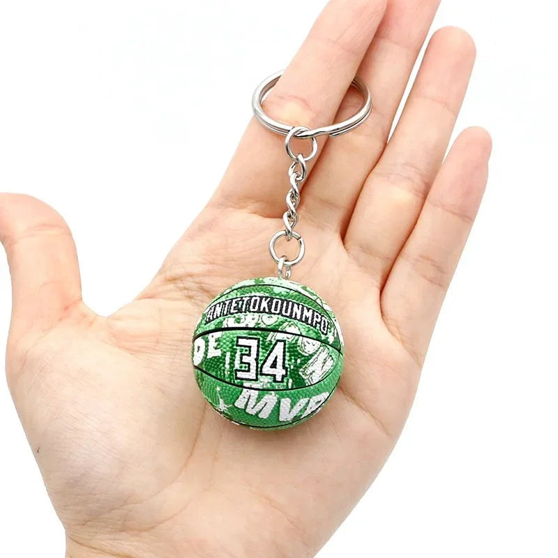 Basketball '34 | Antetokounmpo' Keyring Rubber  Keychain