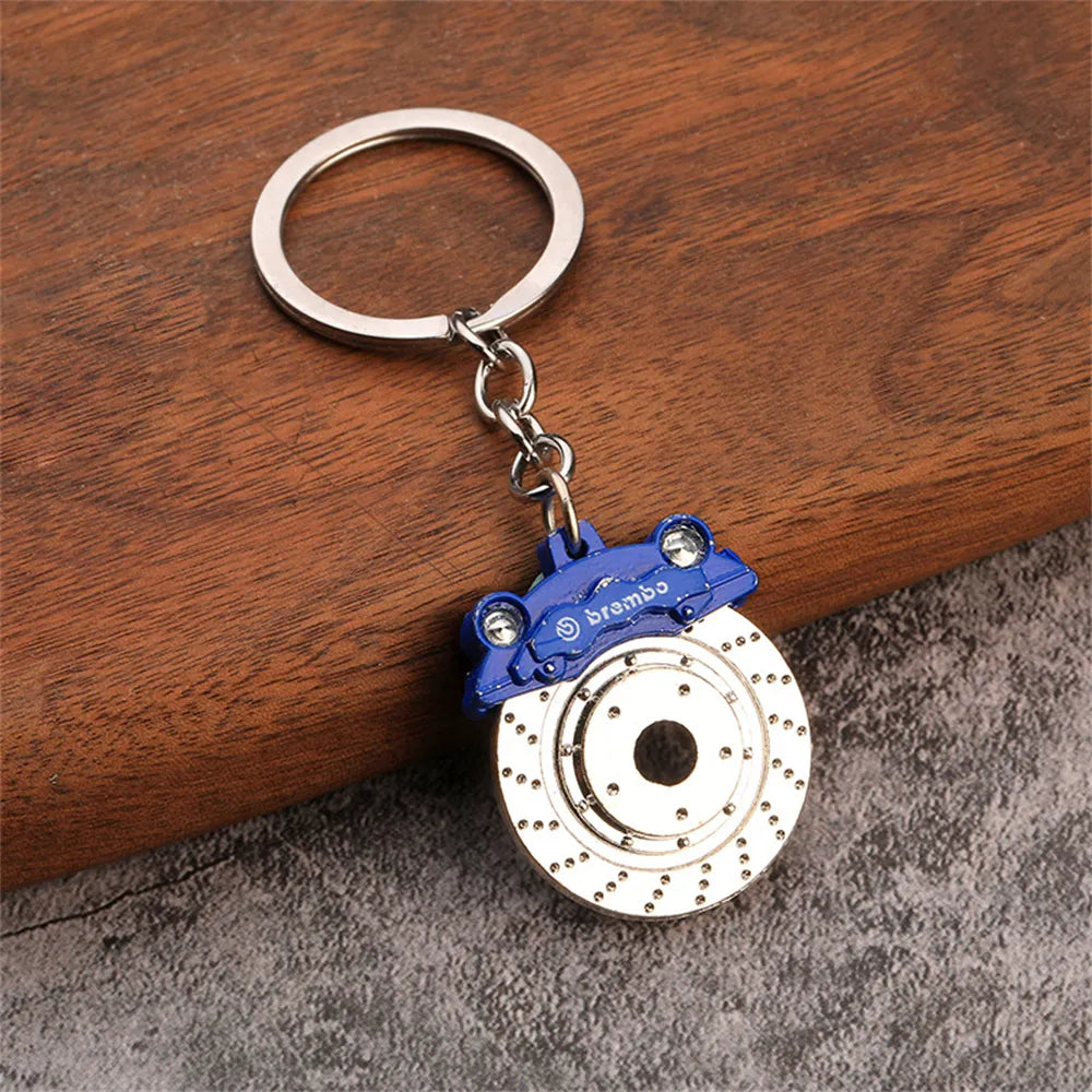 Car 'Break Disc Hub Metal' Keyring Metal Keychain