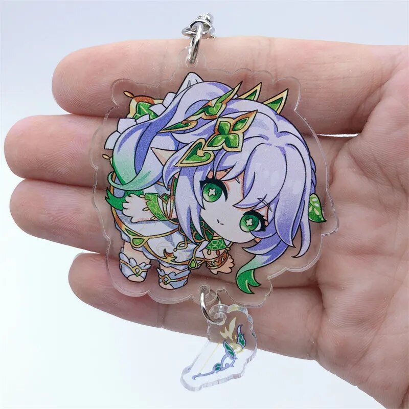 Genshin Impact 'Qiqi' Keyring Acrylic Keychain