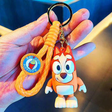 Bluey 'Rusty' Embroidered Keychain