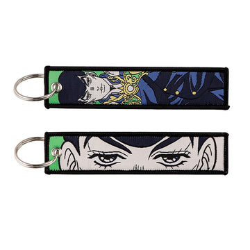 JoJo's Bizarre Adventure 'Josuke Higashikata' Embroidered Keychain