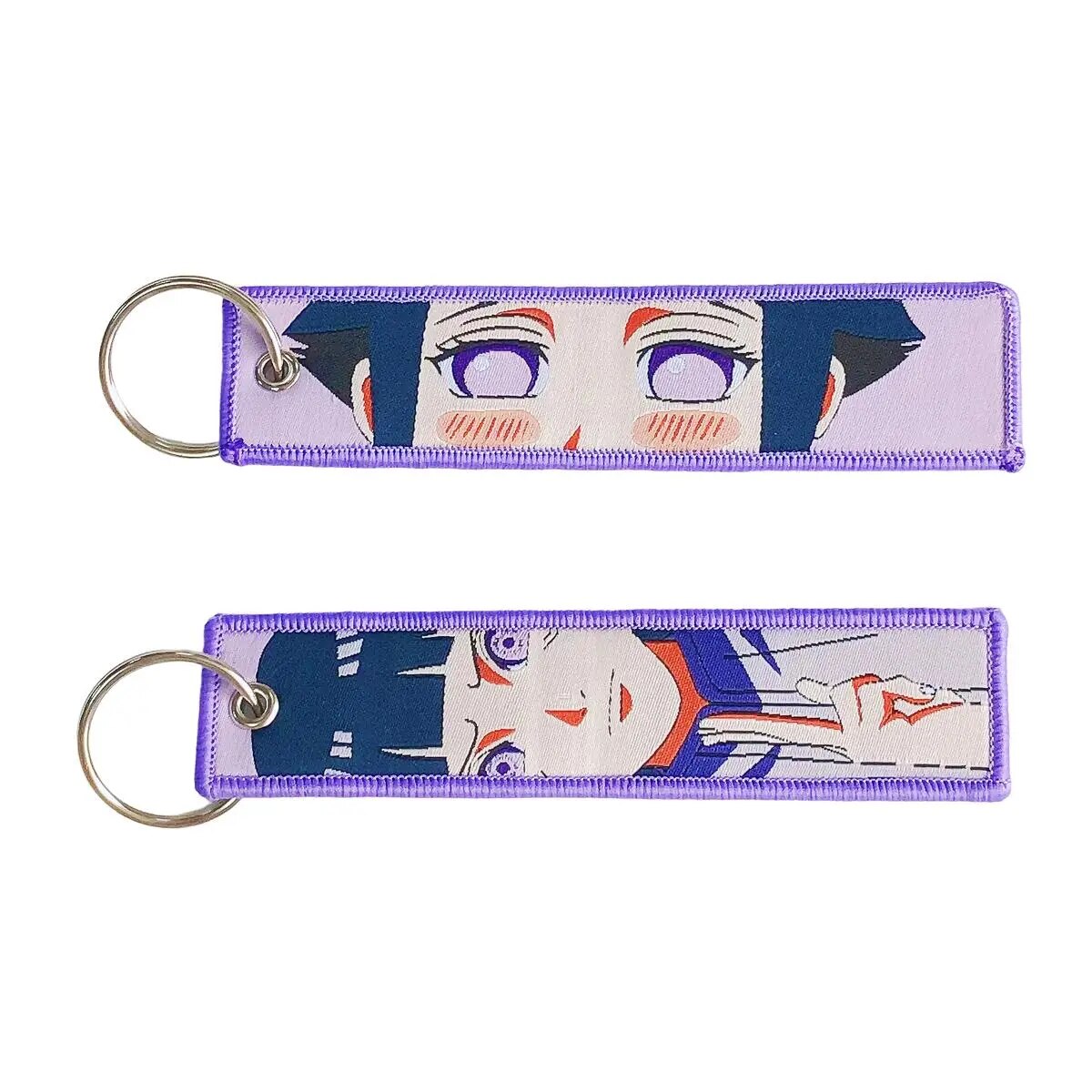 Naruto 'Hinata Hyuga' Embroidered Keychain