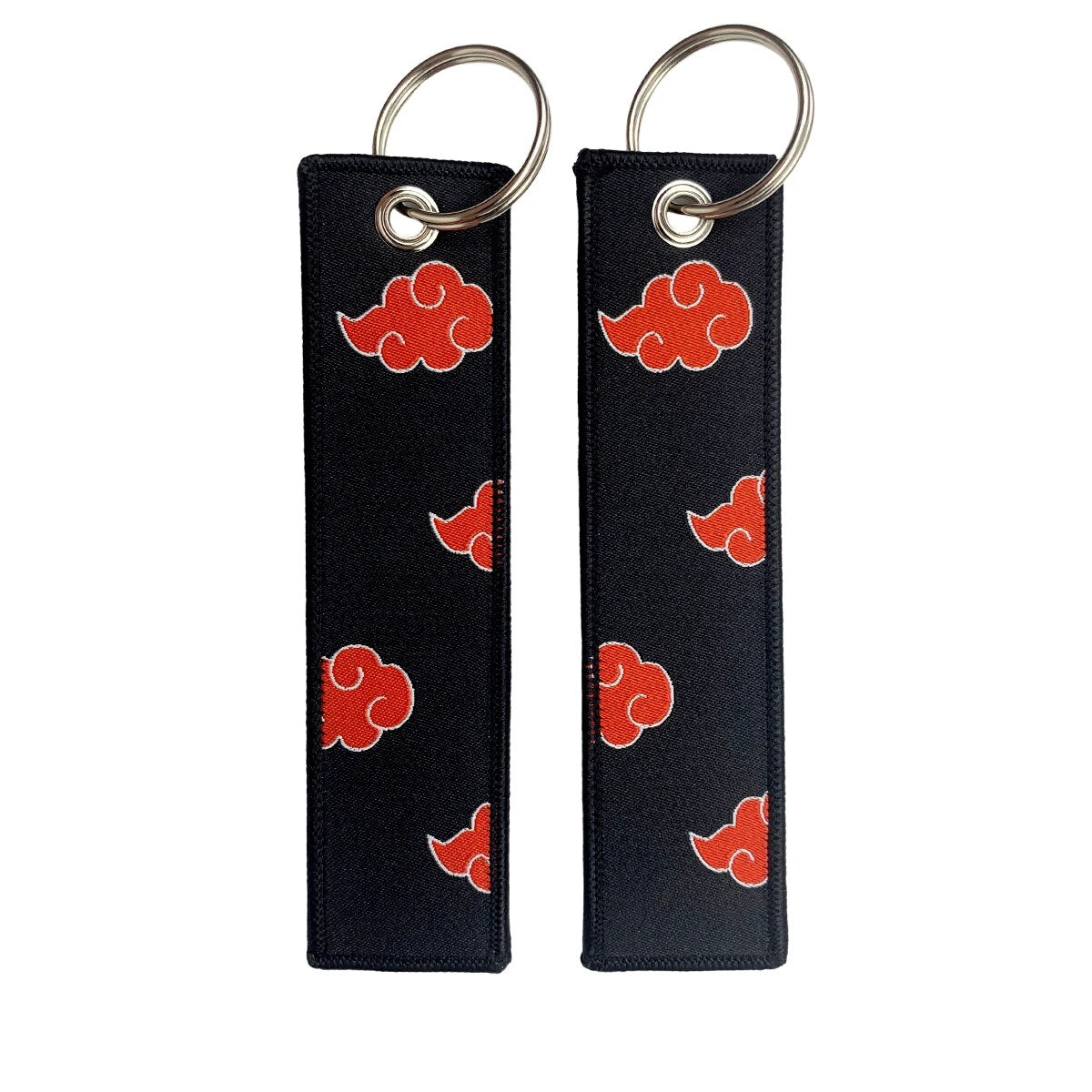 Naruto 'Akatsuki Cloud' Embroidered Keychain