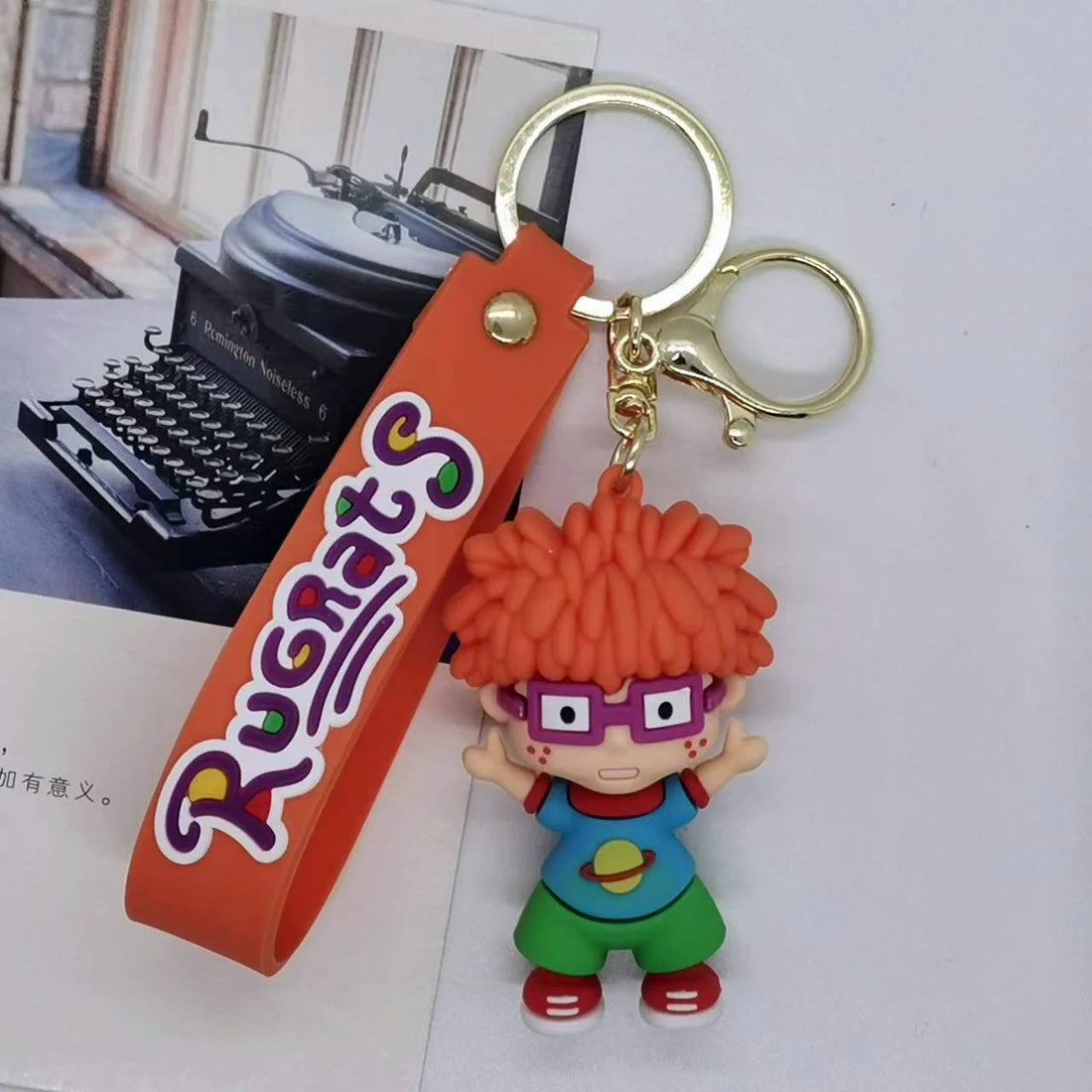 Rugrats 'Barney Rubble' Keyring Silicone Keychain