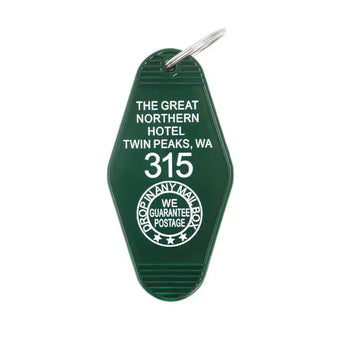 'The Great Northern Hotel Twin Peaks, WA' Keyring Plastic Keychain