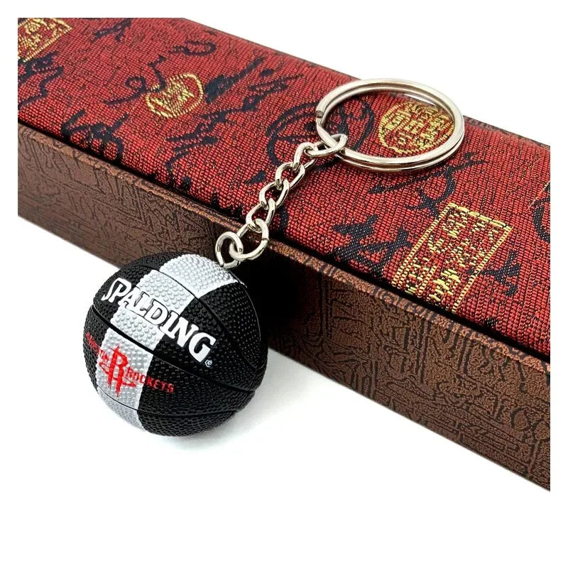Basketball 'Spalding | Houston Rockets' Keyring Rubber  Keychain