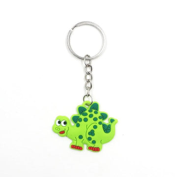 Cartoons 'Stegosaurus' Keyring Silicone Keychain