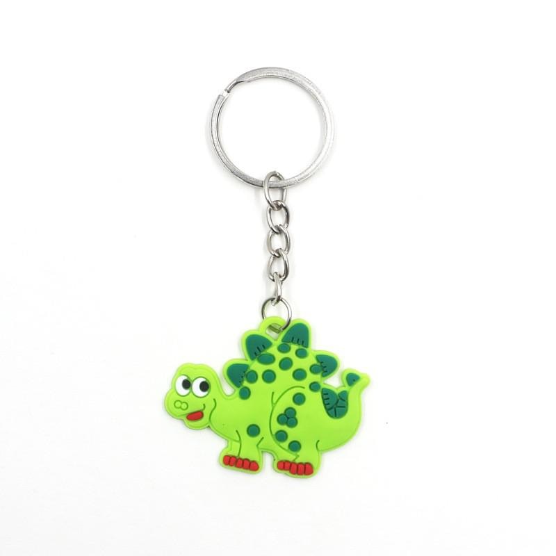 Cartoons 'Stegosaurus' Keyring Silicone Keychain