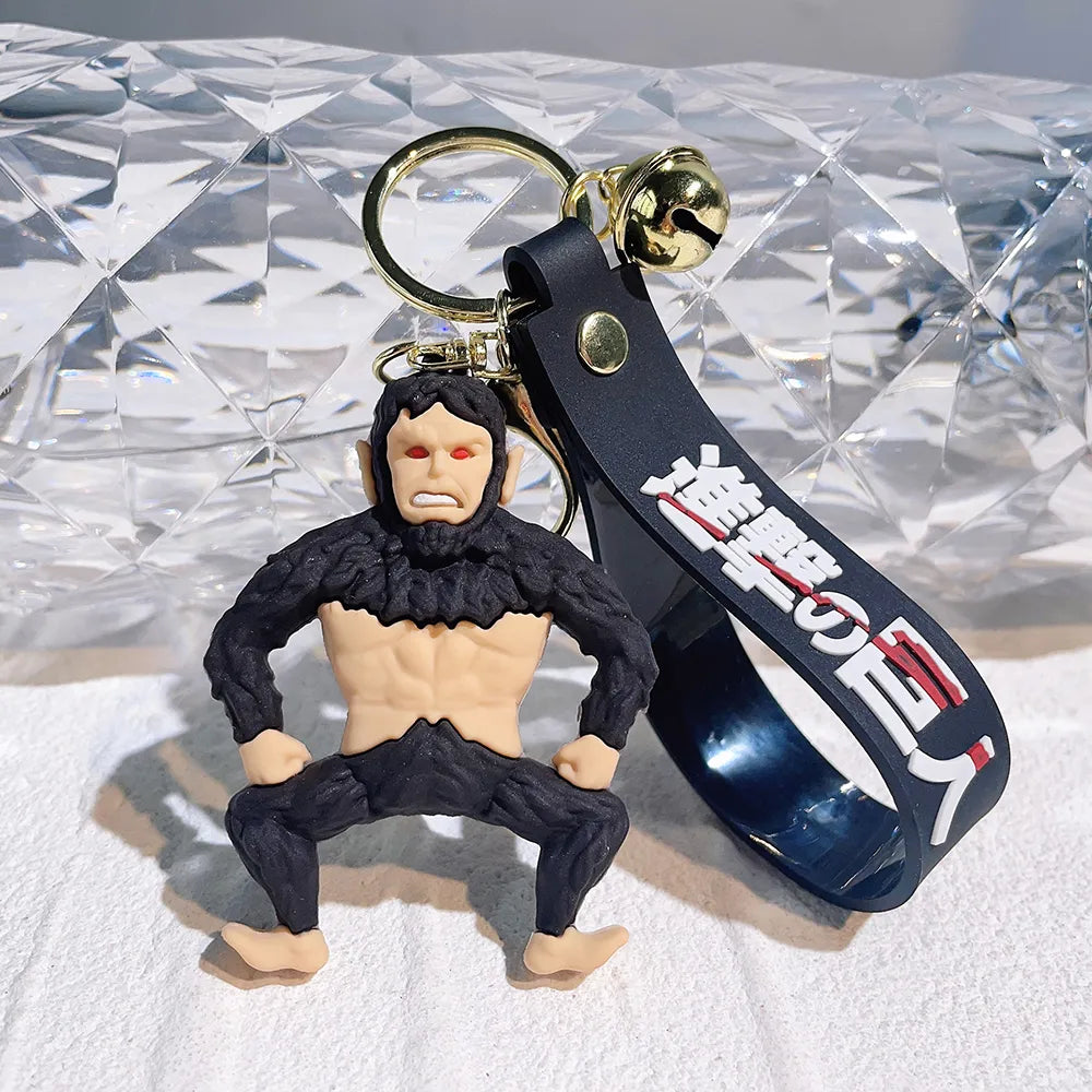 Attack on Titan 'Beast Titan' Keyring Silicone Keychain