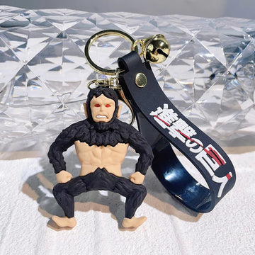 Attack on Titan 'Beast Titan' Keyring Silicone Keychain