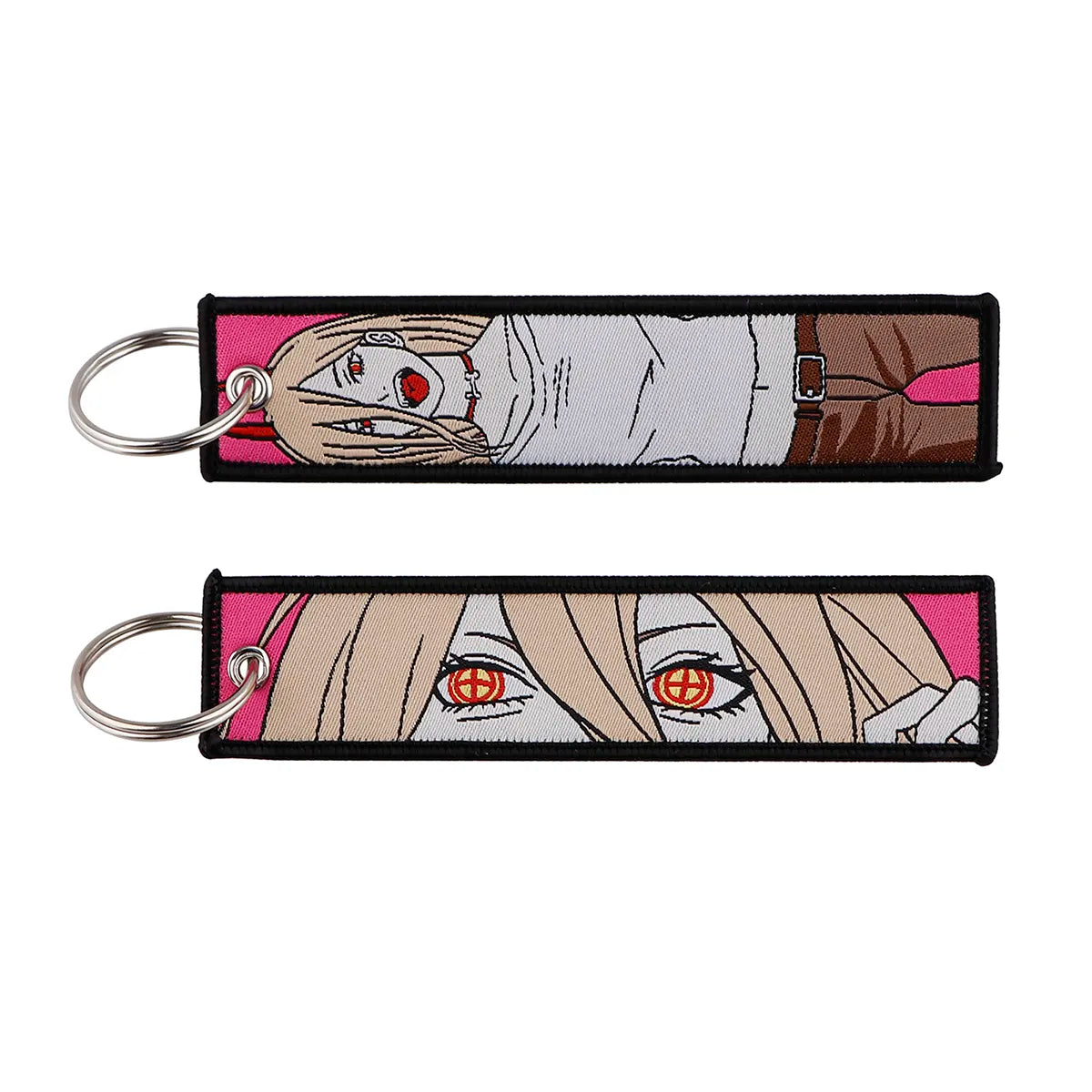 Chainsaw Man 'Power' Embroidered Keychain