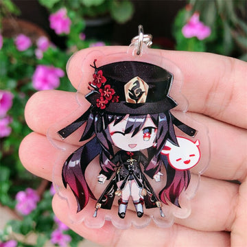 Genshin Impact 'Hu Tao' Keyring Acrylic Keychain