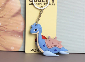 Pokemon 'Lapras' Keyring Silicone Keychain