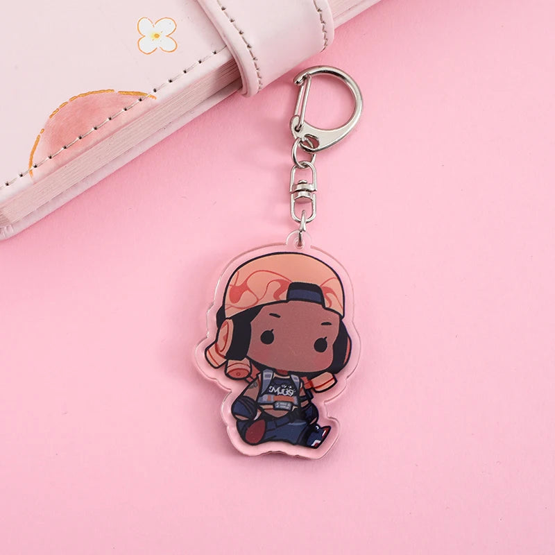 Valorant 'Raze' Keyring Acrylic Keychain