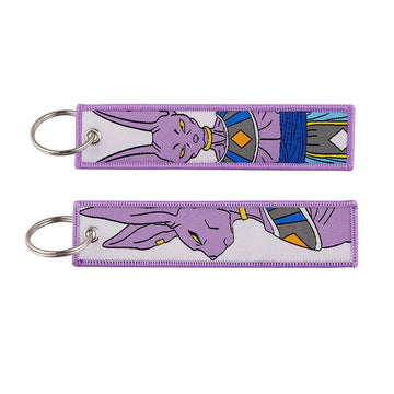 Dragon Ball Z 'Beerus' Embroidered Keychain