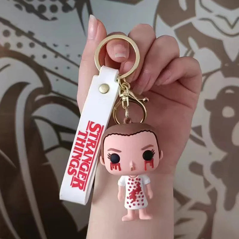 Stranger Things 'Eleven' Keyring Silicone Keychain