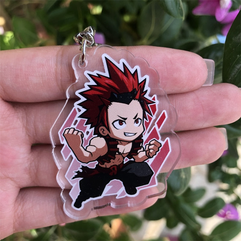 My Hero Academia 'Eijiro Kirishima | Chibi' Keyring Plastic Keychain