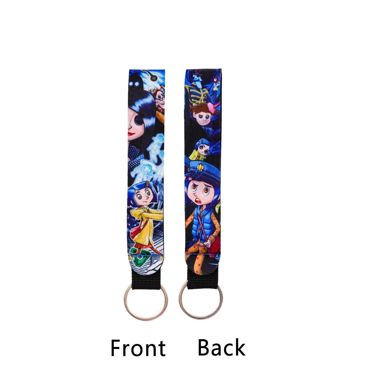Coraline 'Dark Adventure' Wrist Lanyard Keyring Clip Keychain