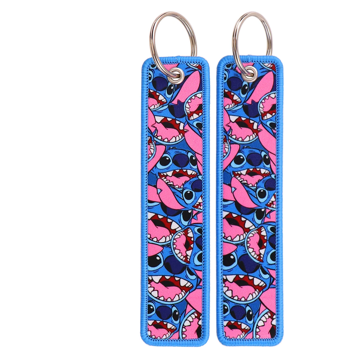 Lilo & Stitch ‘Funny Stitch' Embroidered Keyring Keychain