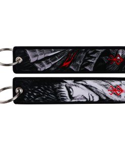 Berserk 'Fierce | Guts' Embroidered Keychain