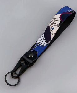 Jujutsu Kaisen 'Satoru Gojo' Wrist Lanyard Keychain with Keyring Clip