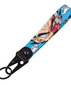 Dragon Ball Z 'Vegeta Scouter' Wrist Lanyard Keychain with Keyring Clip